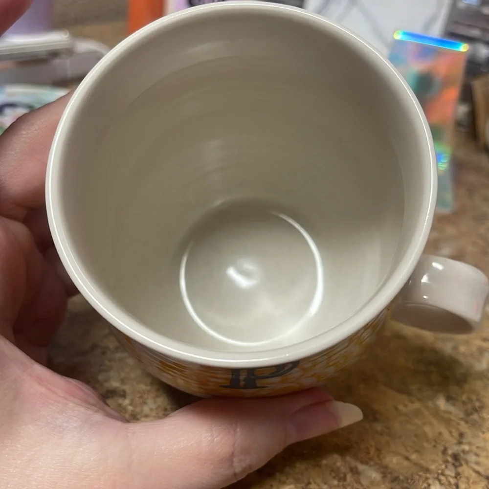 Anthropologie Homegrown Monogram Mug
